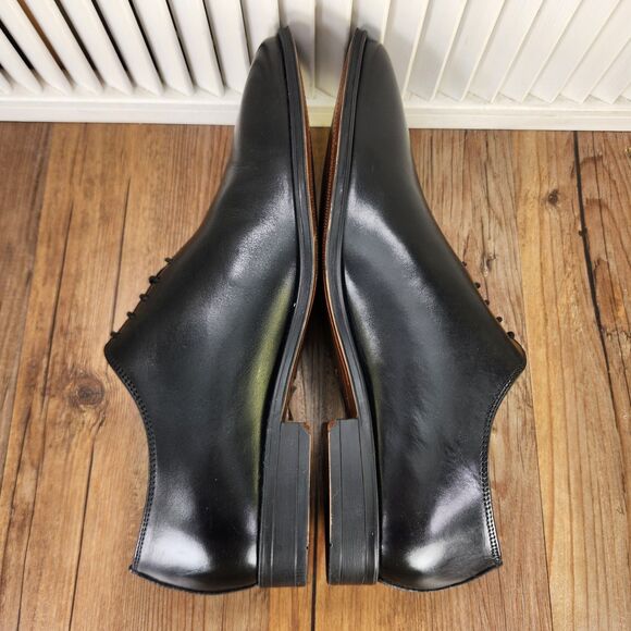 Jump New York Monaco Oxfords Dress Shoes Mens Sz 12M Black Leather Preppy Formal main image 7